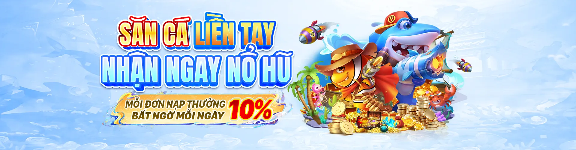 Thế giới bắn cá 39bet12 đầy màu sắc với kho báu